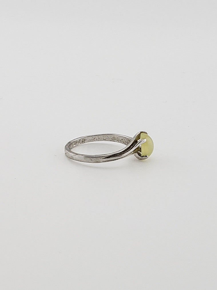 Yellow Star Sapphire Ring