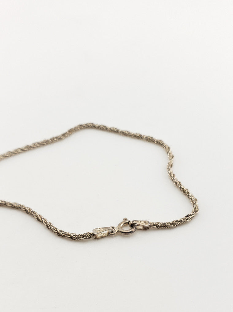 SS 2mm Twist Bracelet