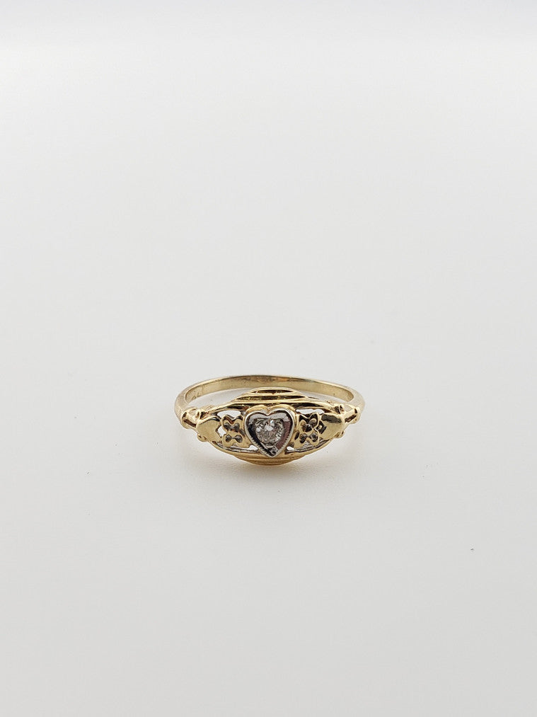 Diamond "Heart" Ring