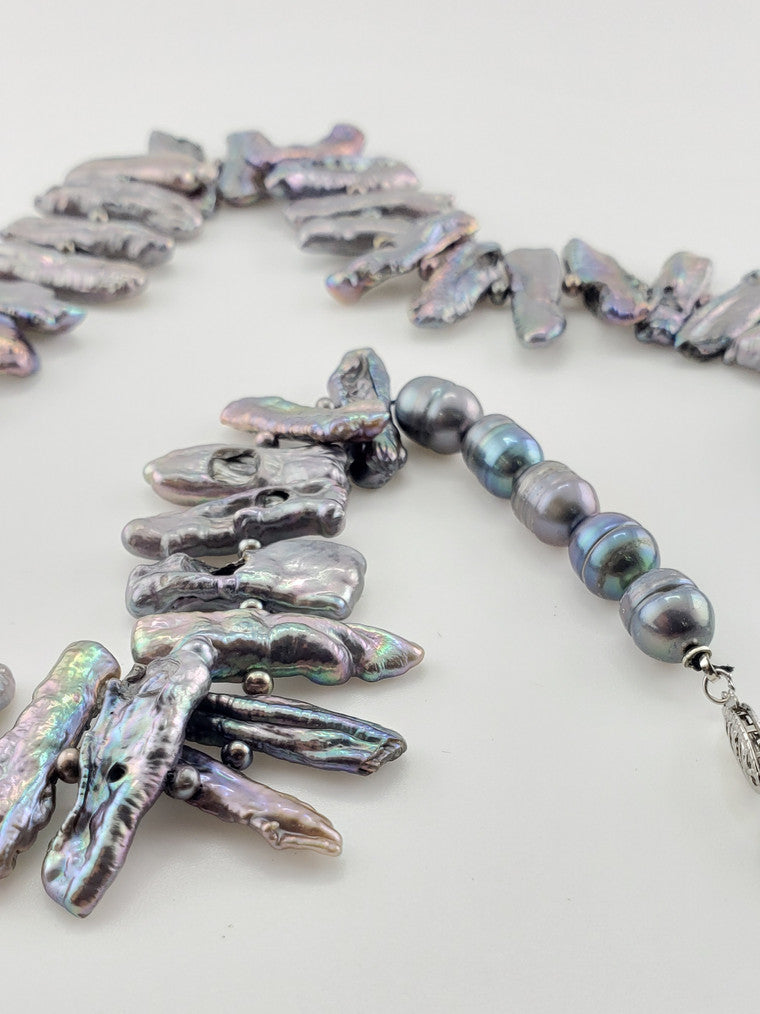 Pearl Strand #12 - Grey Pearl
