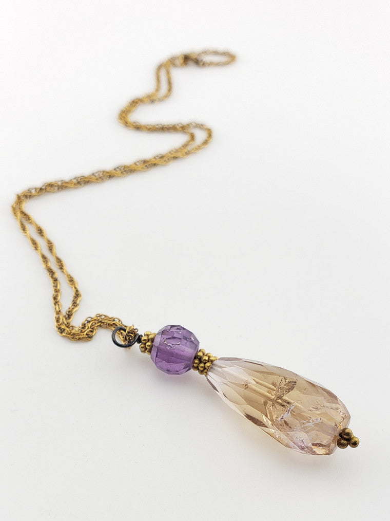 GF Ametrine Pendant w/ Chain
