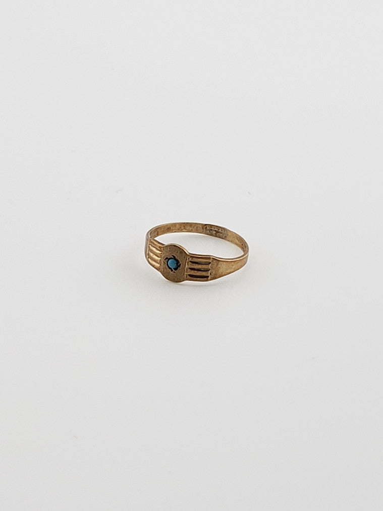 Tiny Turquoise Baby Ring