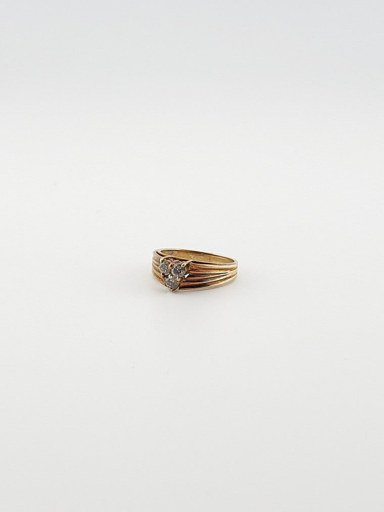 Diamond Trio Ridge Ring