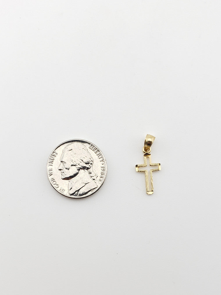 Engraved Cross Pendant