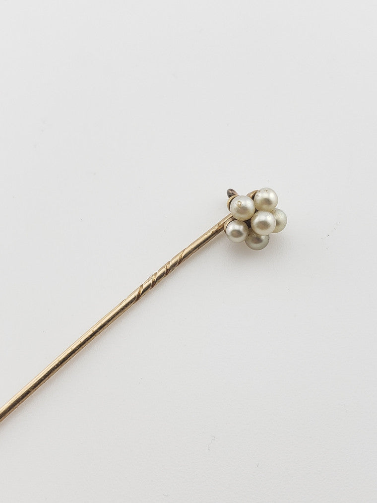 Flower Pearls Stickpin