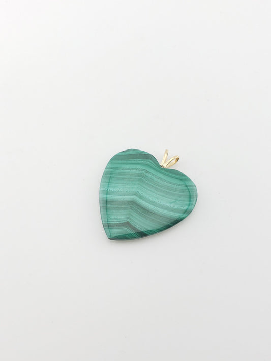 Malachite Heart Pendant
