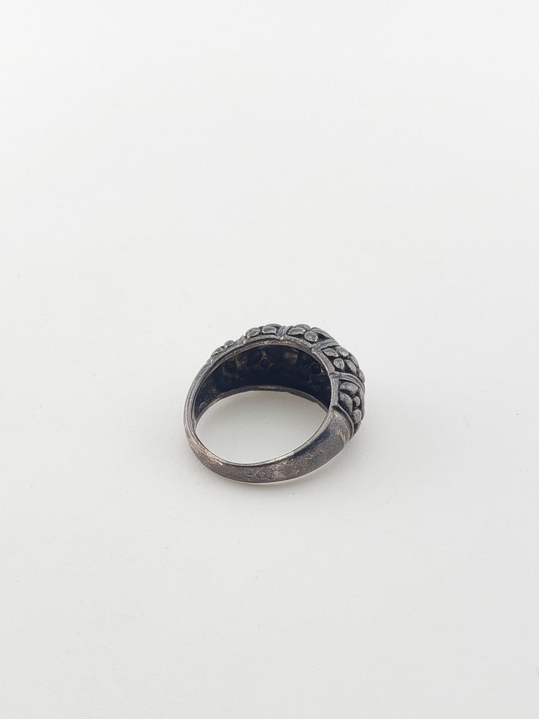 Silver Flower Ring