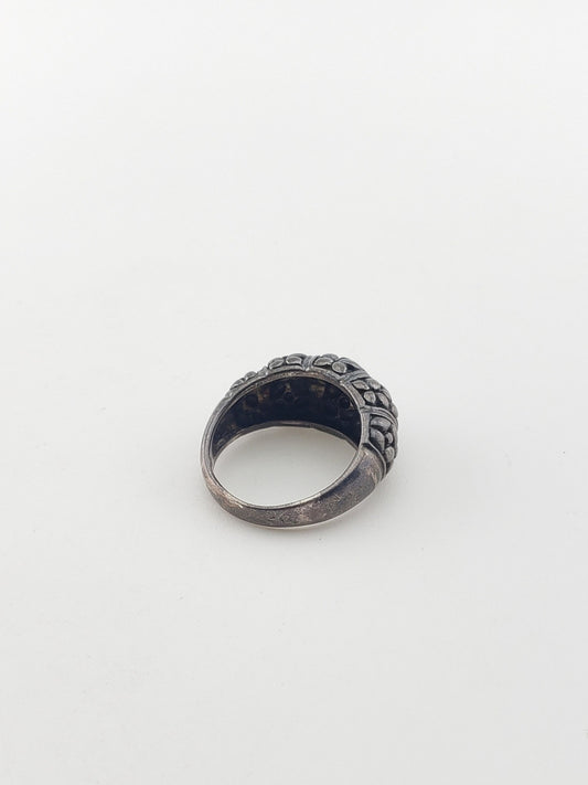 Silver Flower Ring