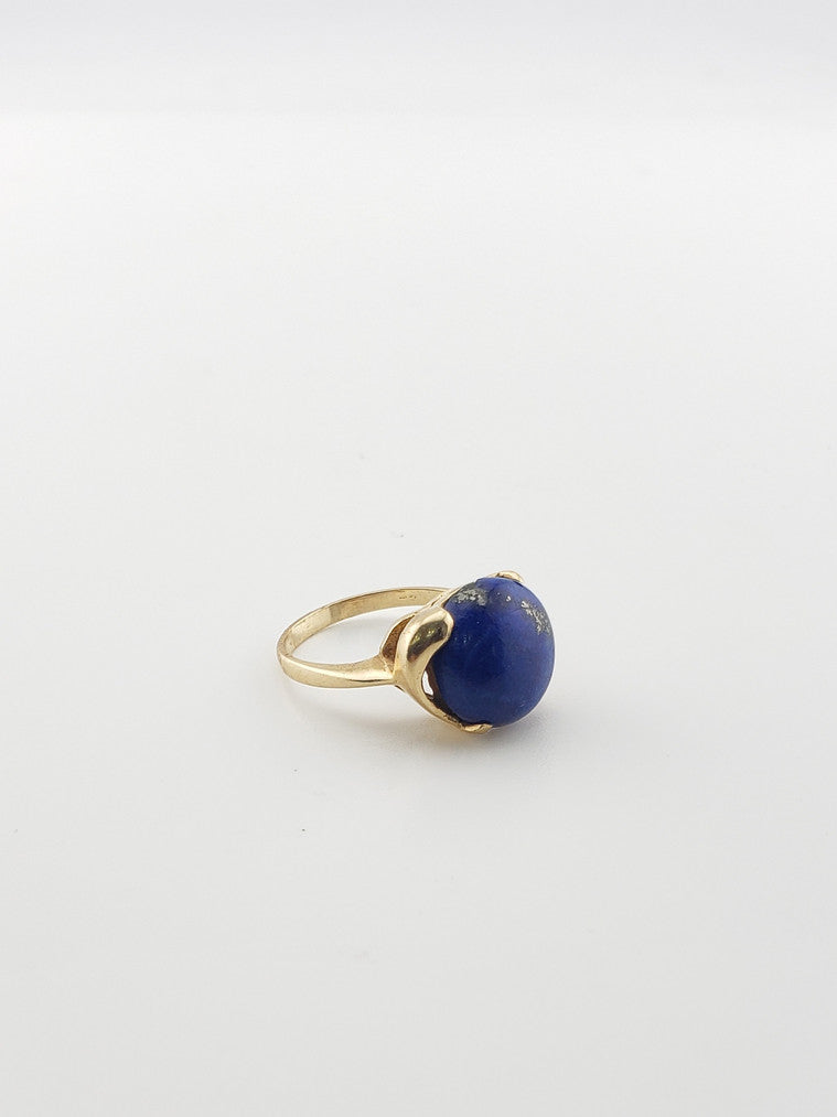 Lapis Half Wave Ring