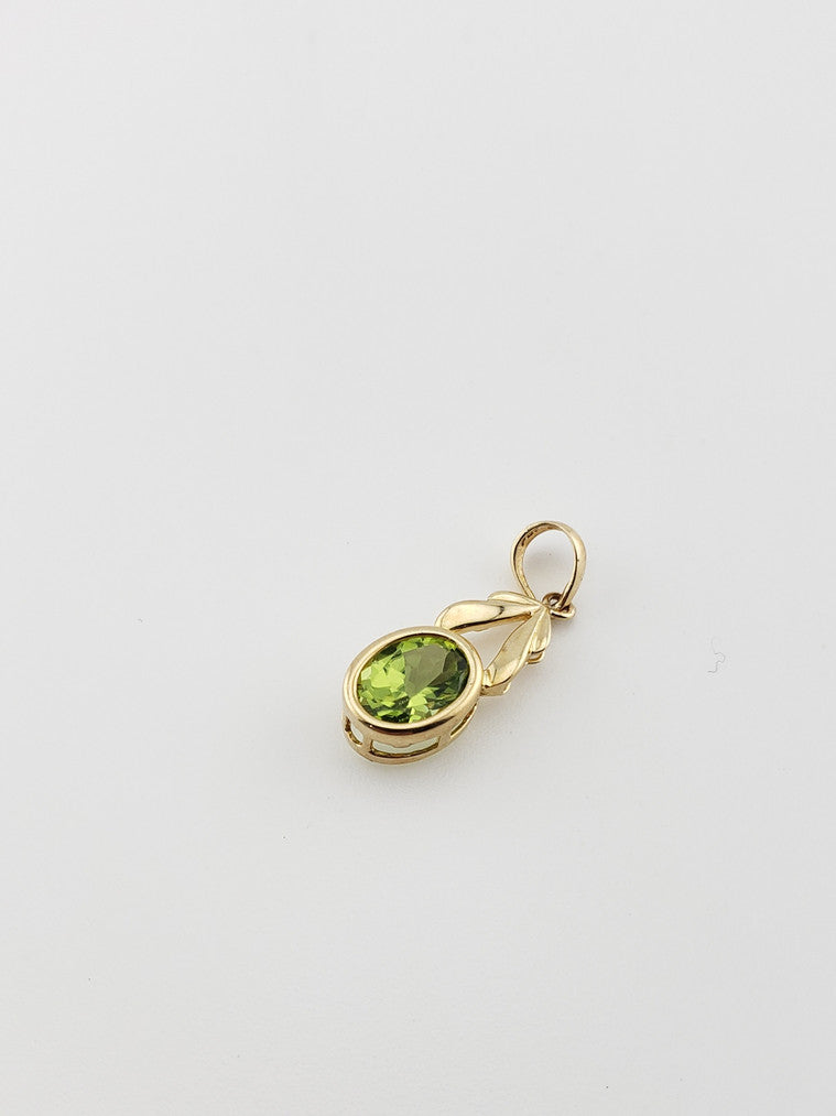 Small Peridot Charm