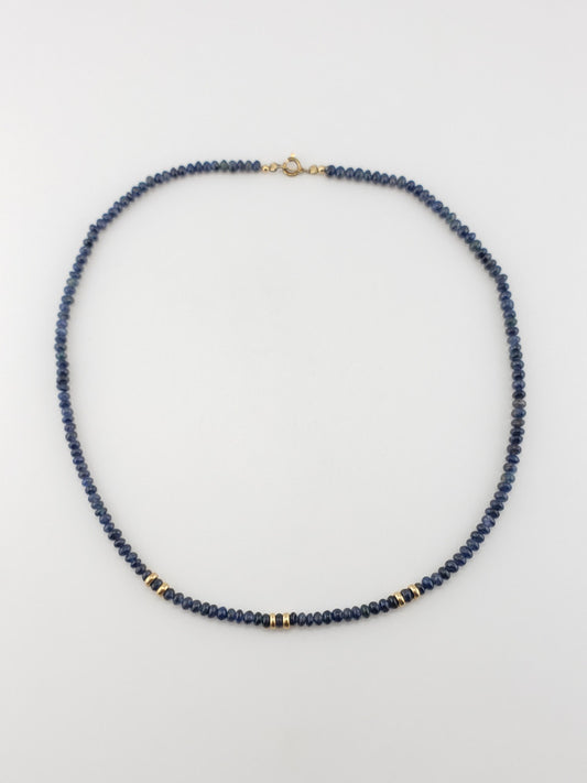 Tiny Sapphire Strand - 16.5"