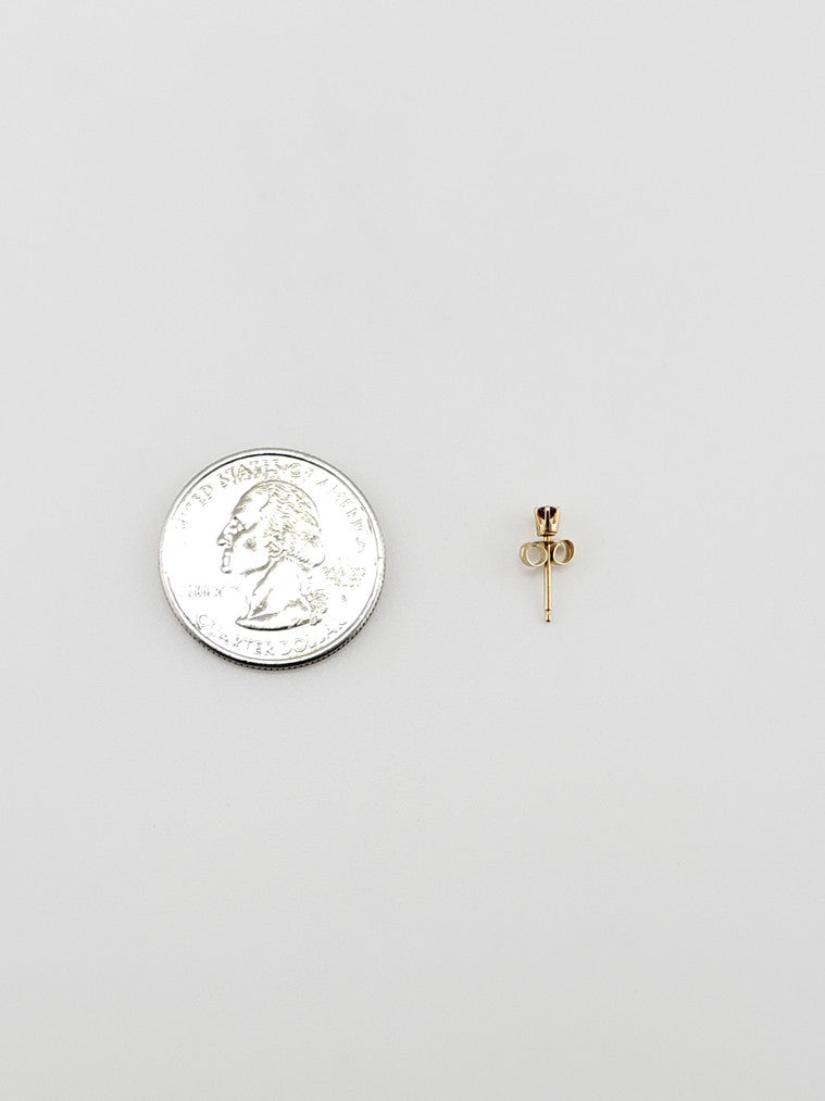 Six Prong Ruby Studs
