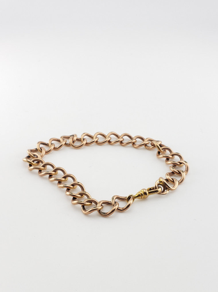 GF Hollow Curb Bracelet