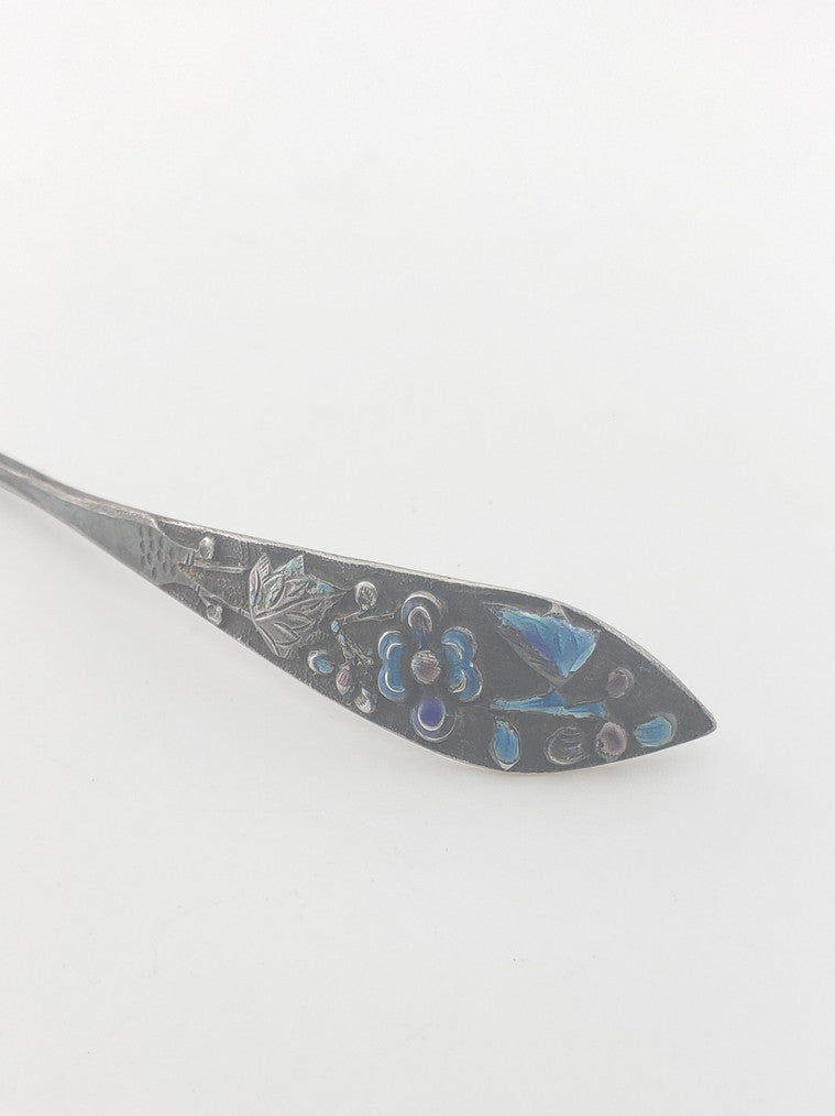 Antique Silver Leaf Hair Stick