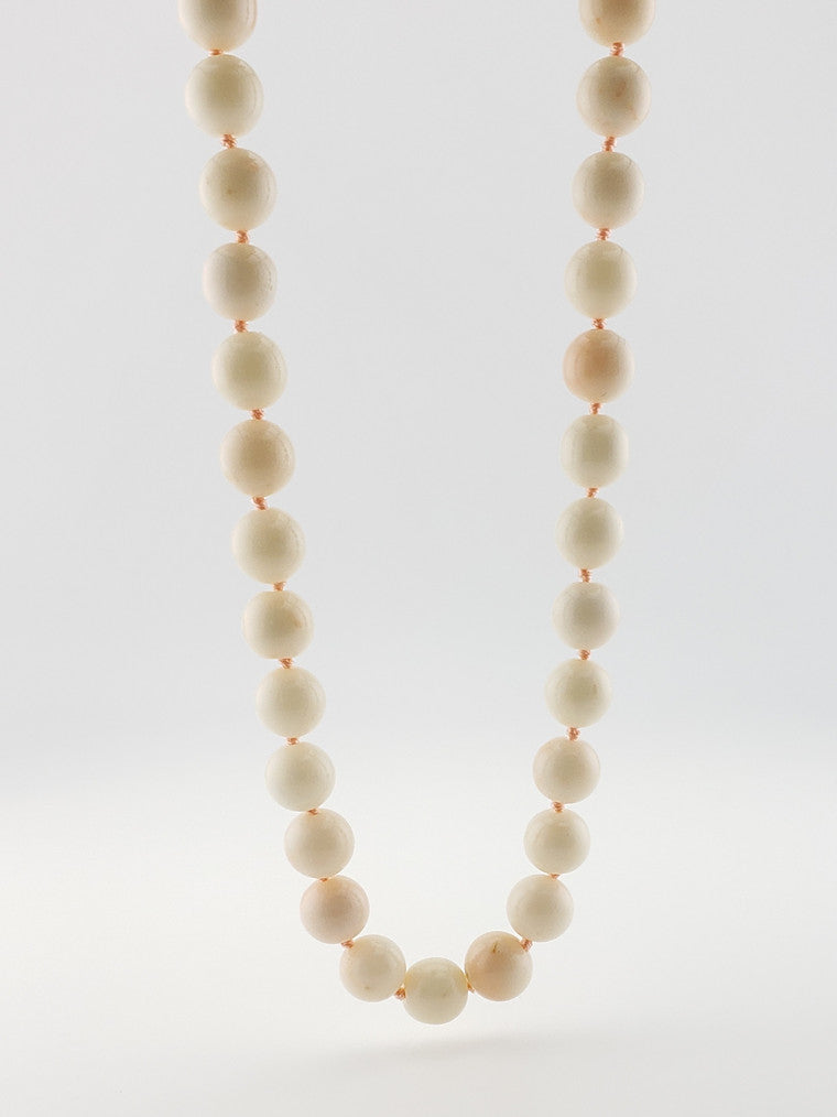 Coral Strand w/ Coral Clasp 17”