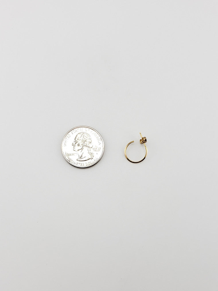 Stud Hoop Earrings