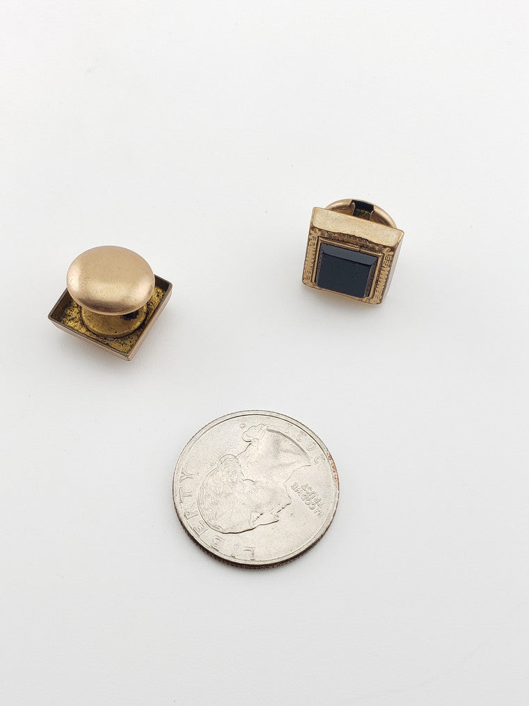 GF Art Deco Onyx Cufflinks
