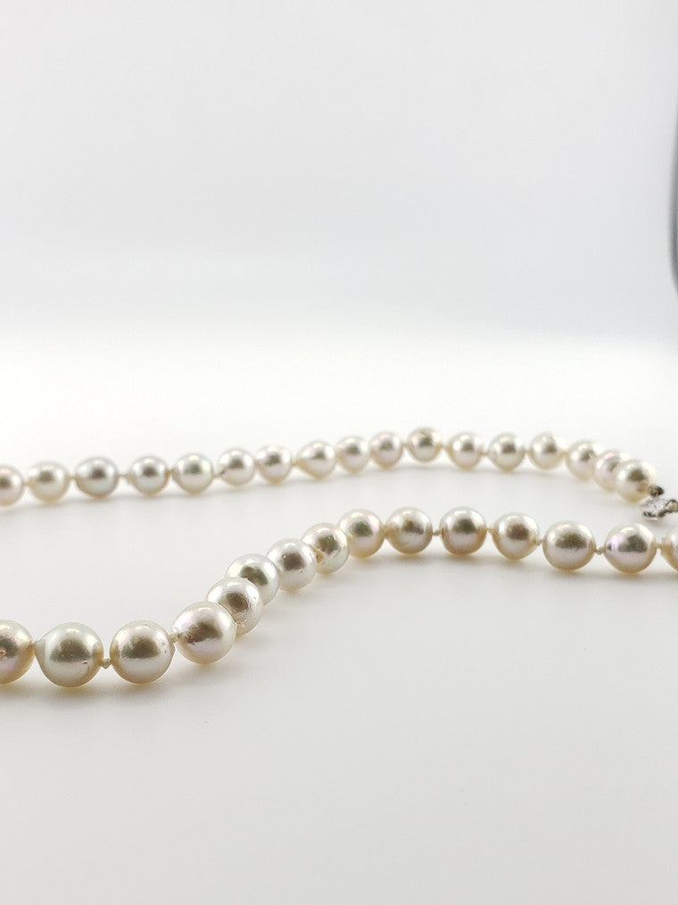 Pearl Strand #40- Silver