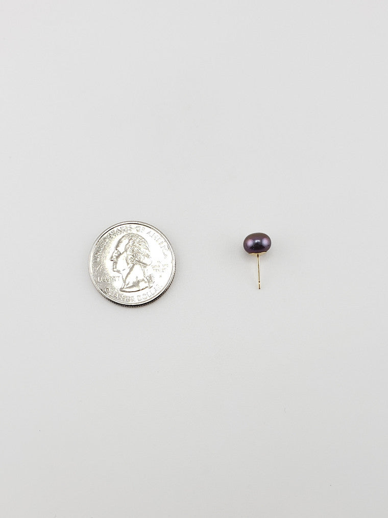 Pearl Studs- Purple #7