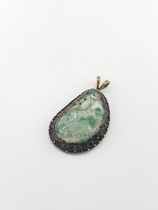 Antique Jade Carving Pendant