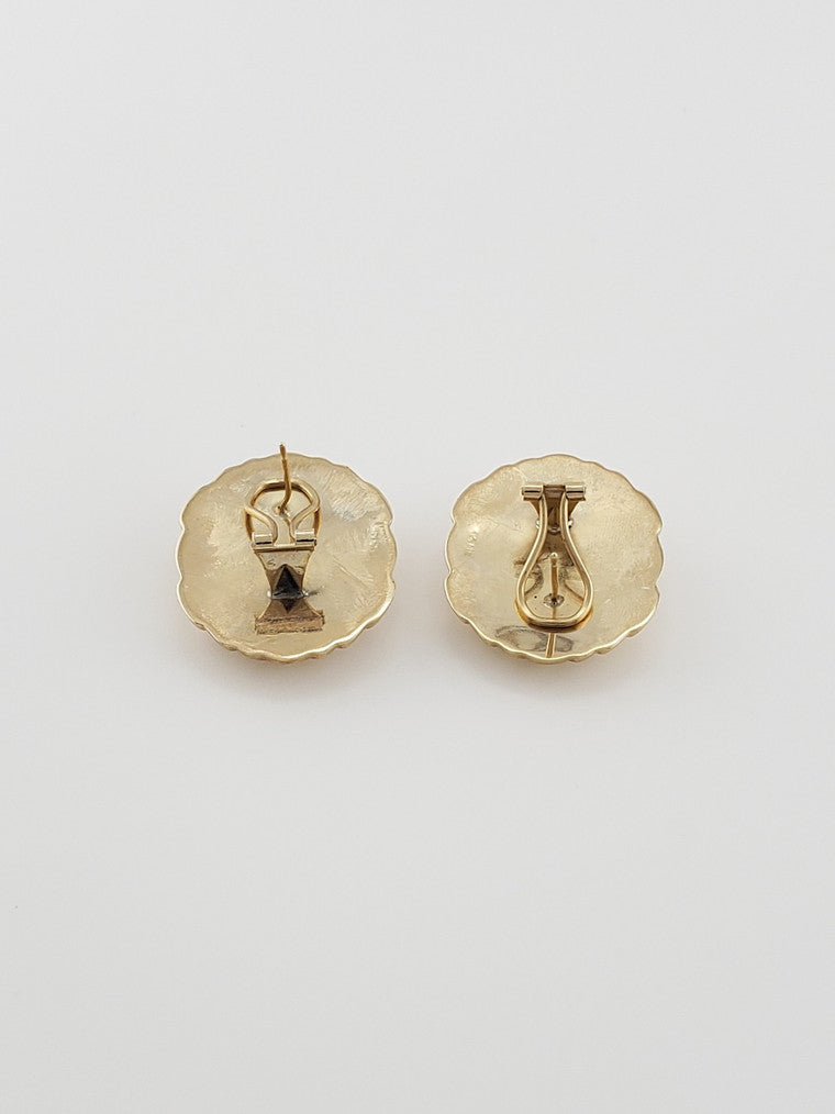 14k Woven Earrings