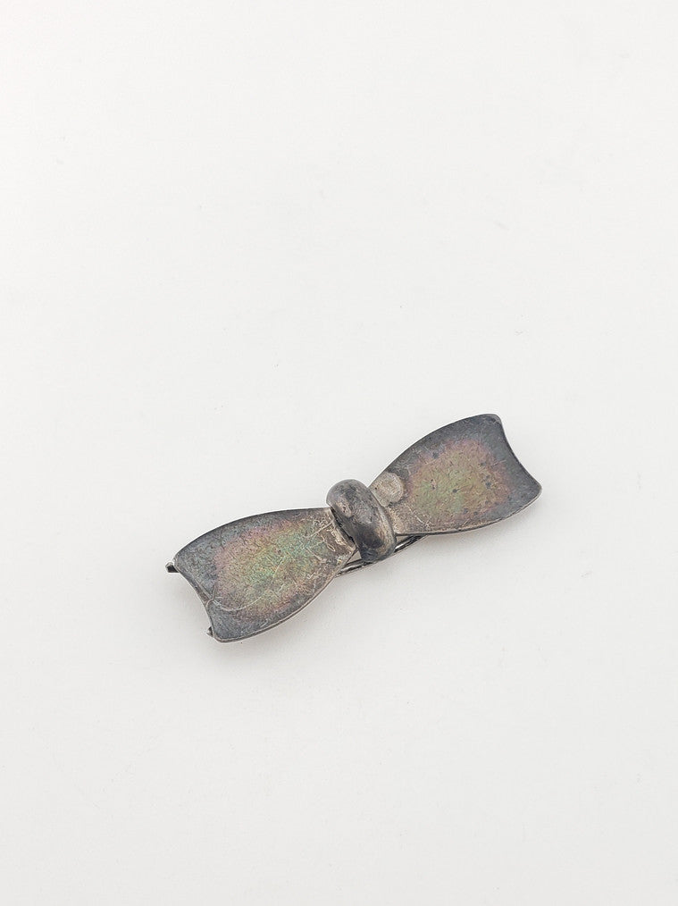 Small SS Bow Barrette