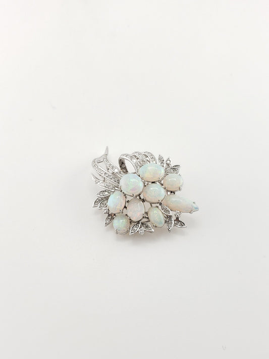 Opal Bouquet Brooch