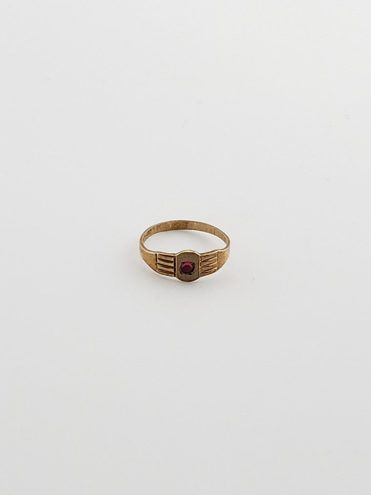 Pink Stone Baby Ring