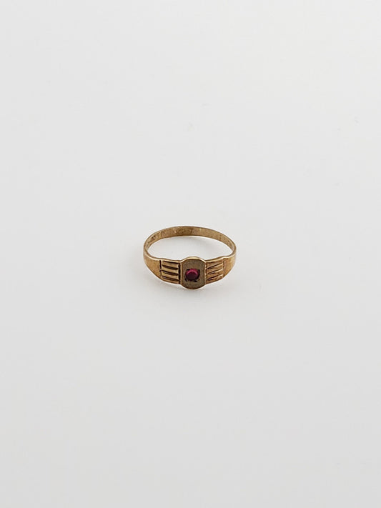Pink Stone Baby Ring