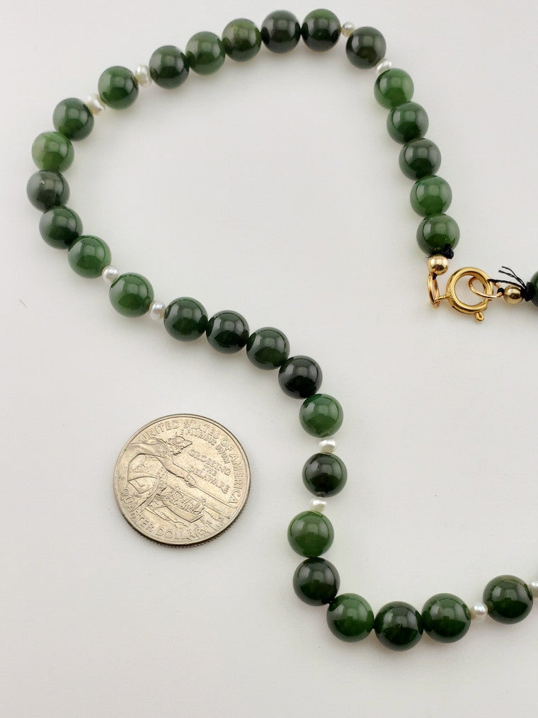 GF Nephrite Jade Strand