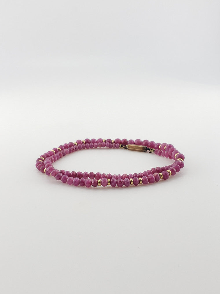 Small Ruby Strand 17"