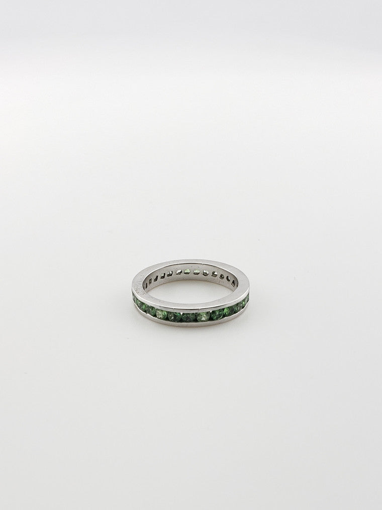 Tsavorite Eternity Band