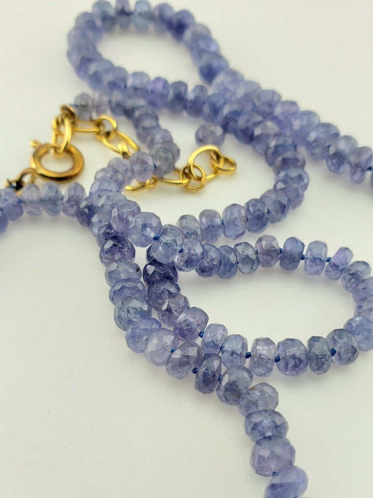 GF Faceted Tanzanite Strand
