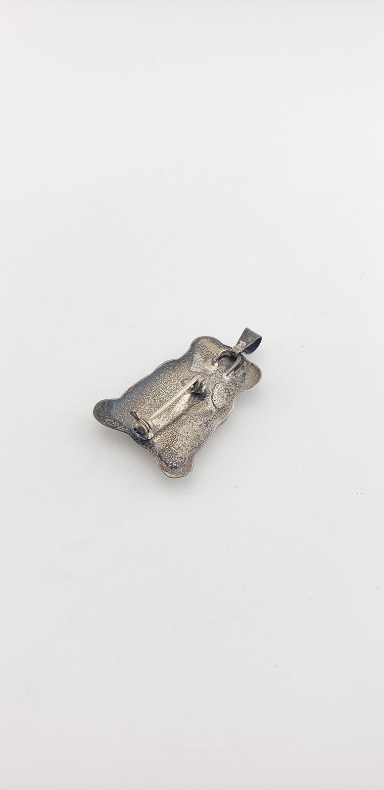SS Bear Pin/Pendant