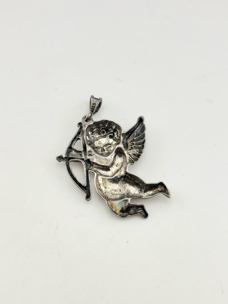 SS Cherub Cupid Pendant