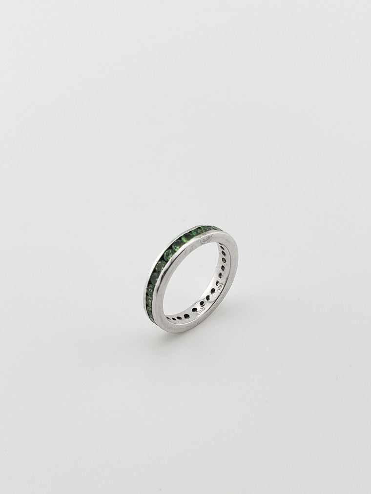 Tsavorite Eternity Band