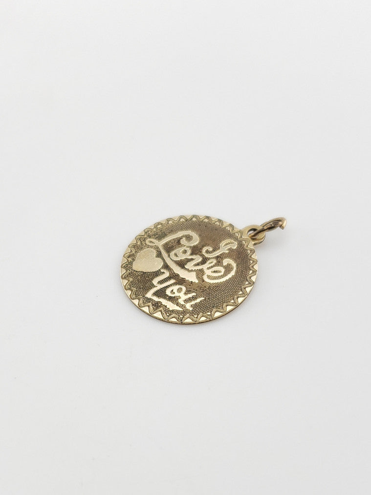 GF "I Love You" Medallion