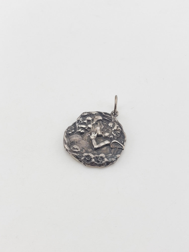 SS Art Nouveau "The Lovers" Pendant