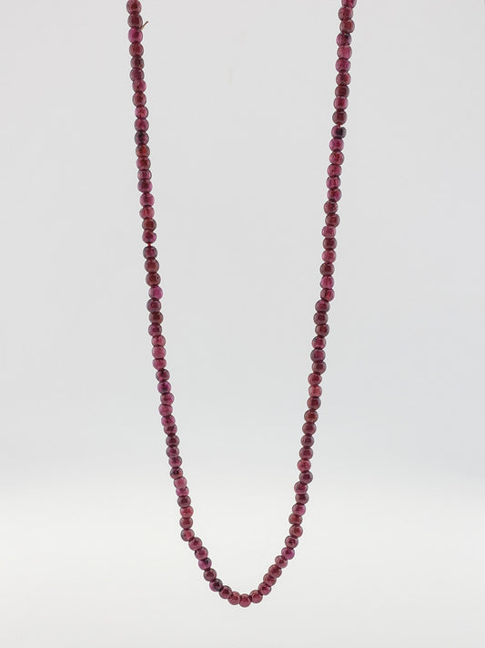 Mini Round Garnet Strand