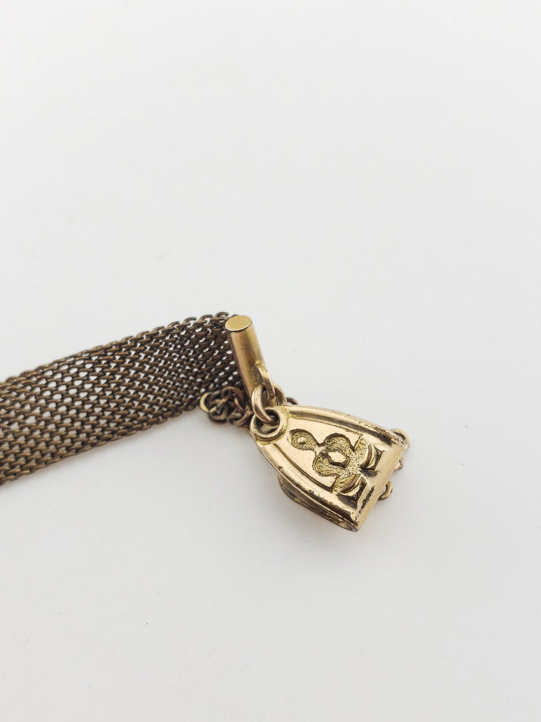 Mesh Antique Watch Fob