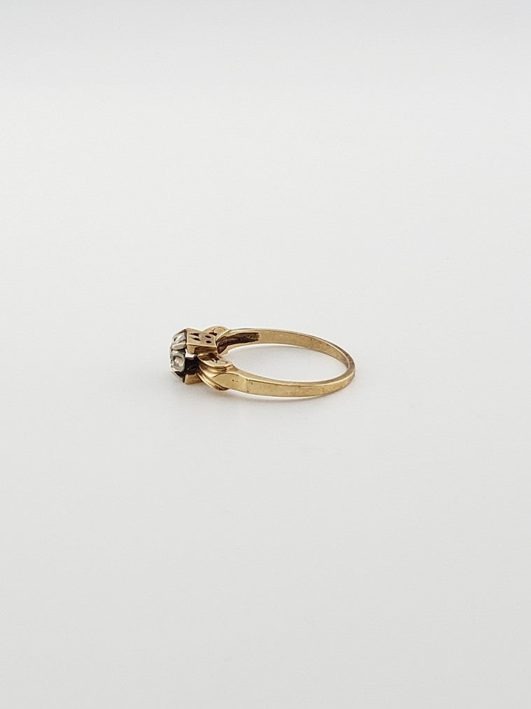 Tri-Miligrain Antique Style Ring