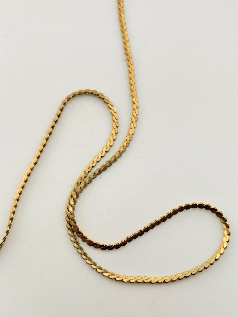 GF "S" Shape Necklace