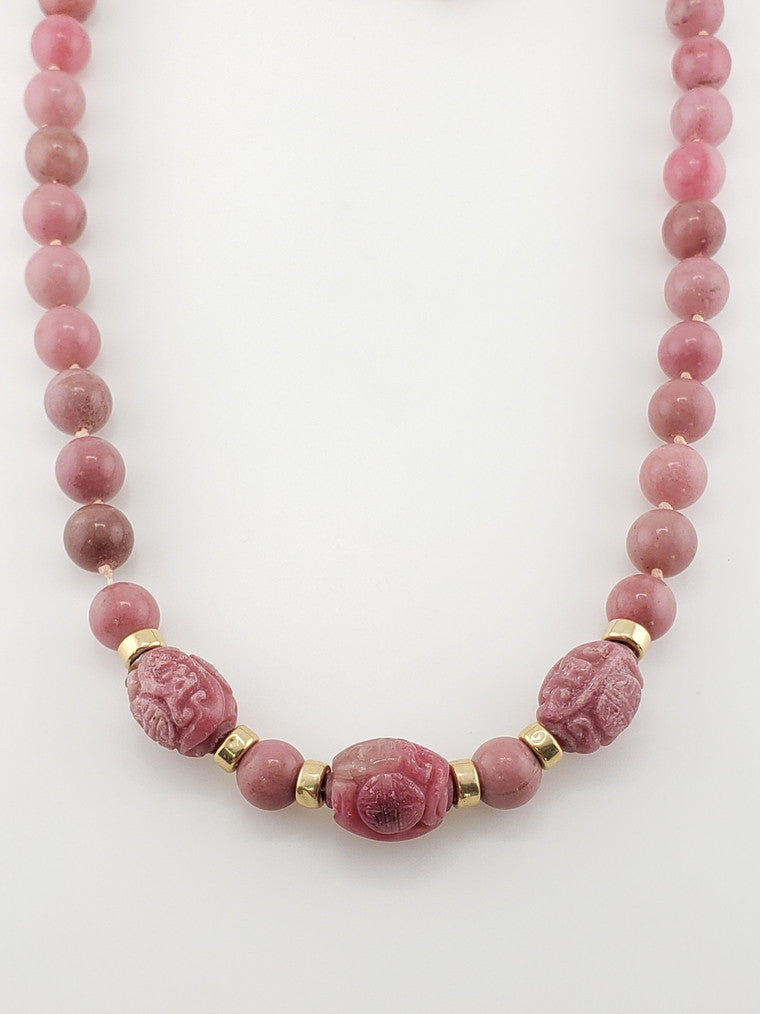 Rhodonite Strand 27"