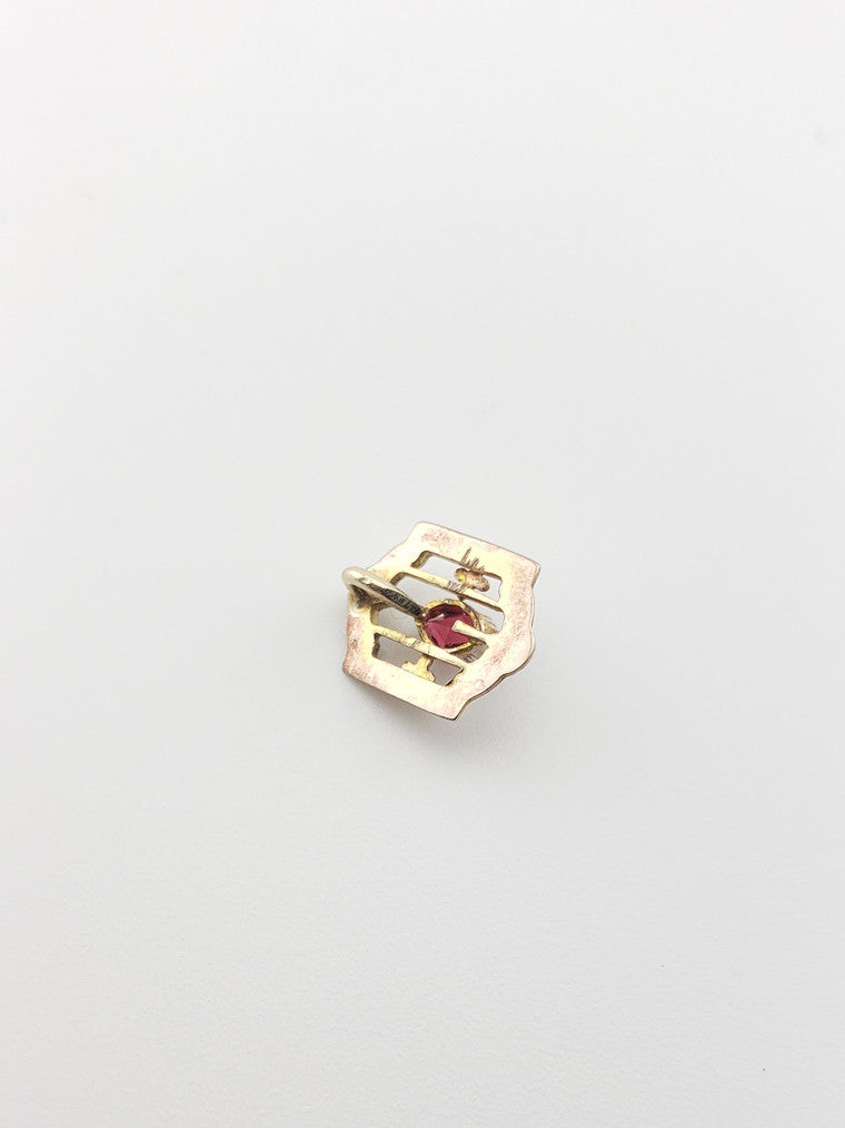 Edwardian Synthetic Ruby Pendant