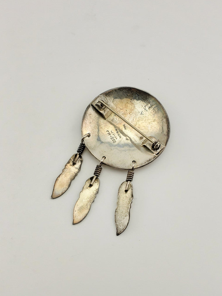 Sterling Feather Pin