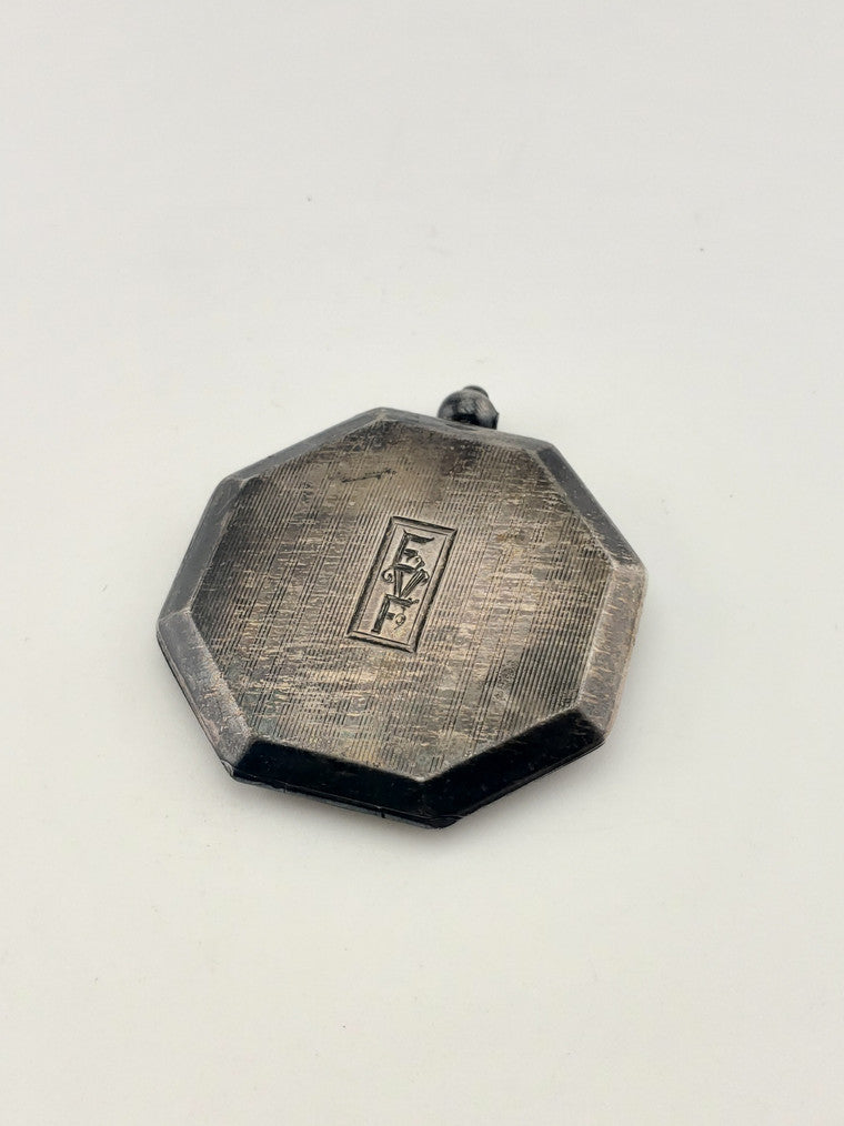 SS Antique Octagon Locket