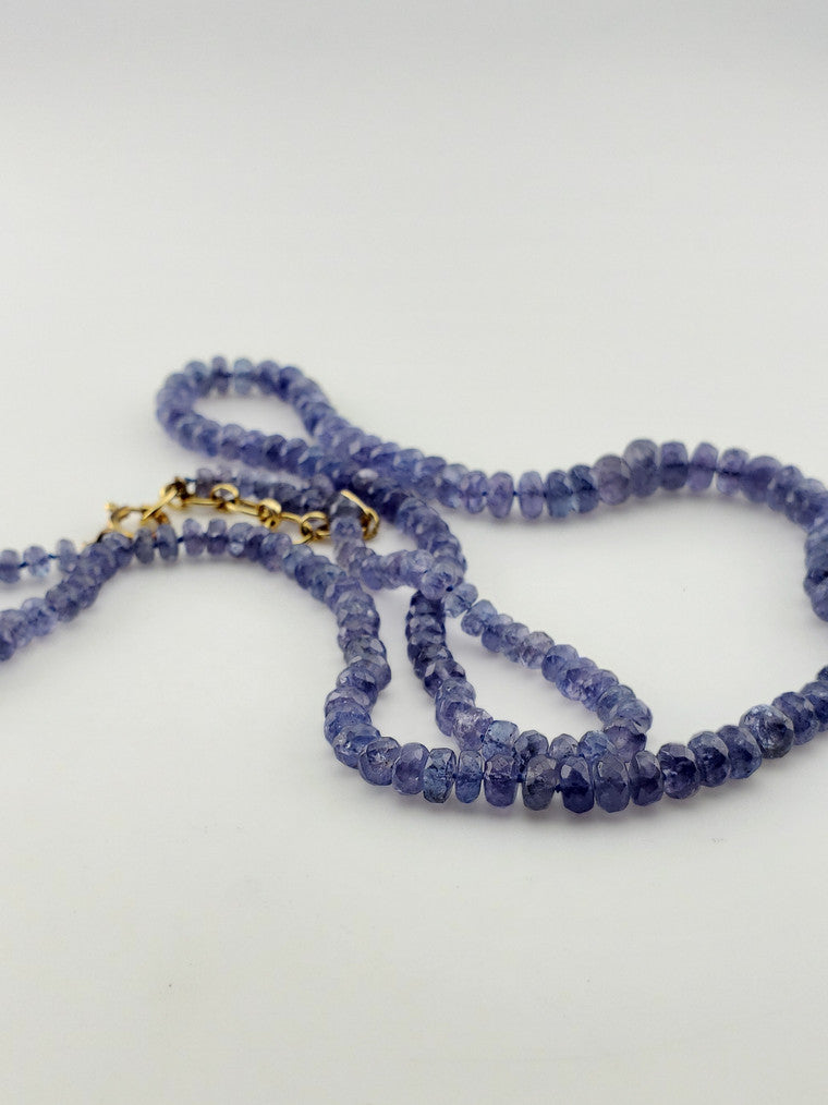 GF Faceted Tanzanite Strand