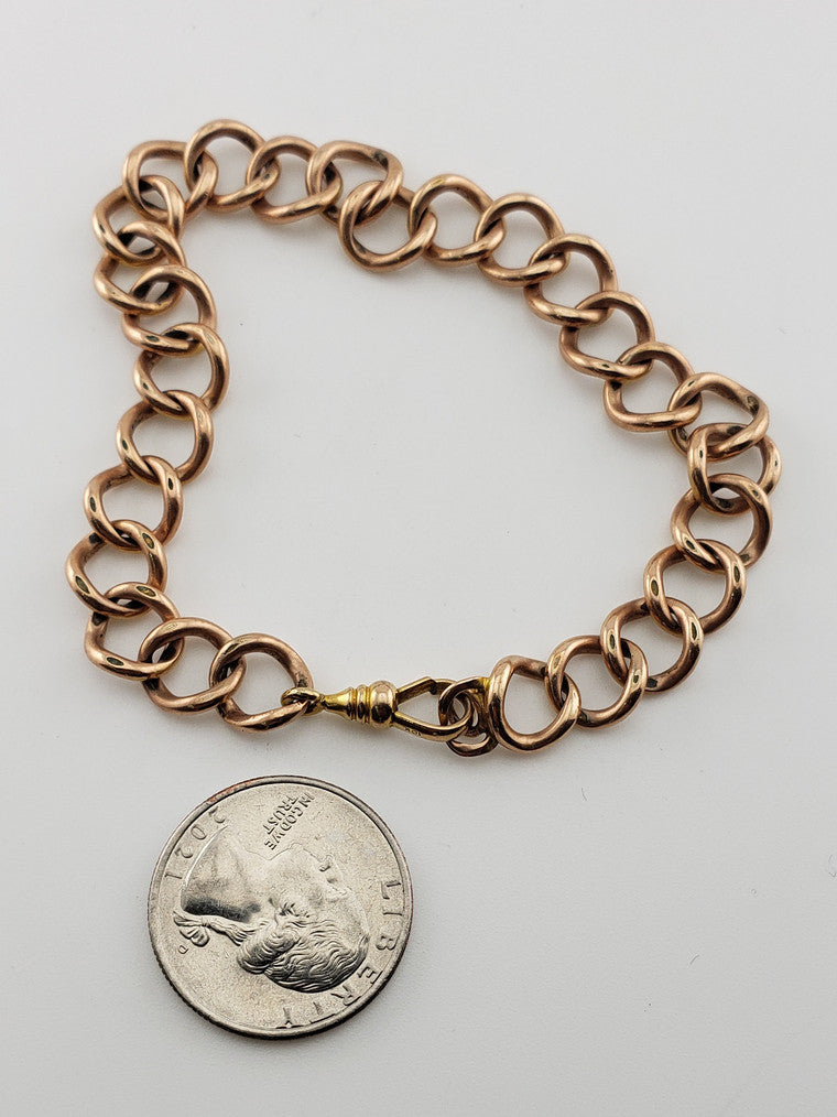 GF Hollow Curb Bracelet