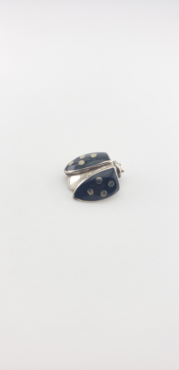 SS Enamel LadyBug Pin