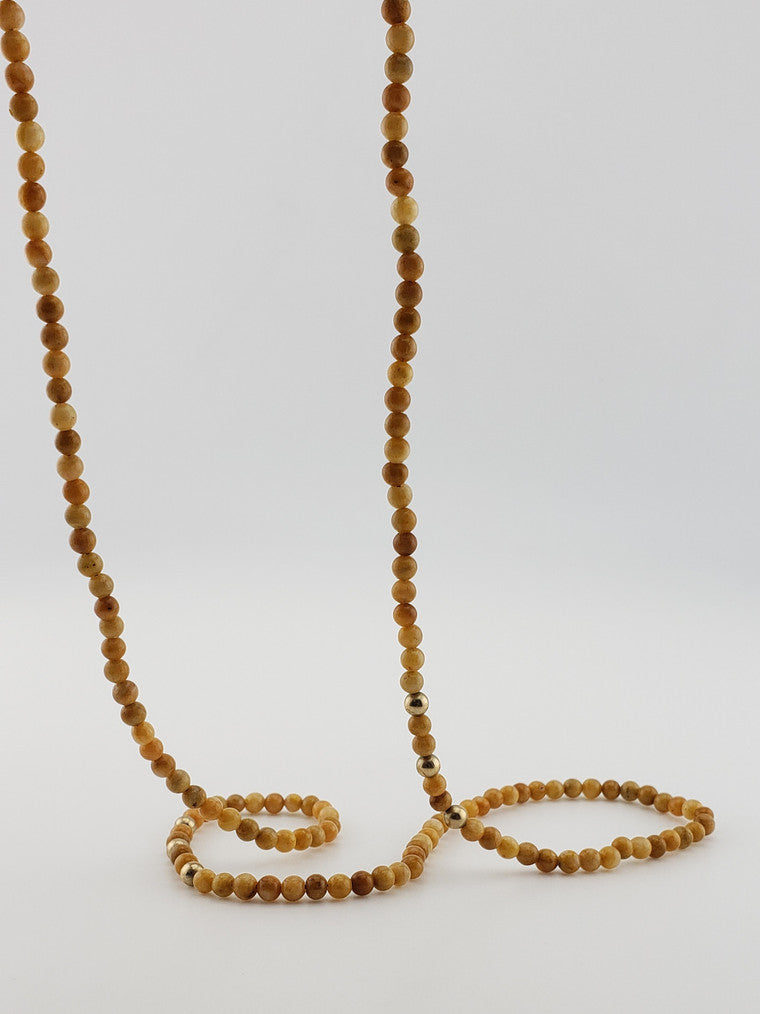 Golden Chalcedony Strand
